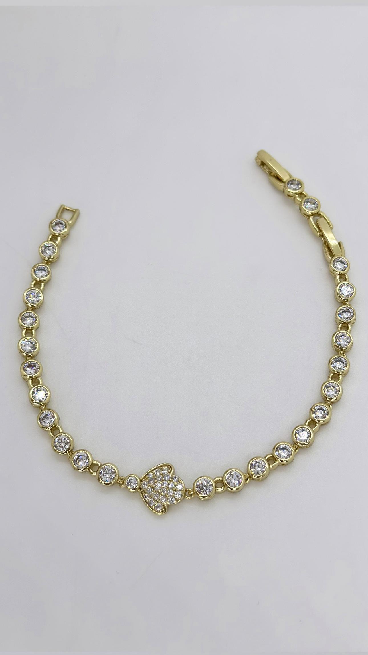 Vip 14 K  Kalpli Su Yolu Bileklik