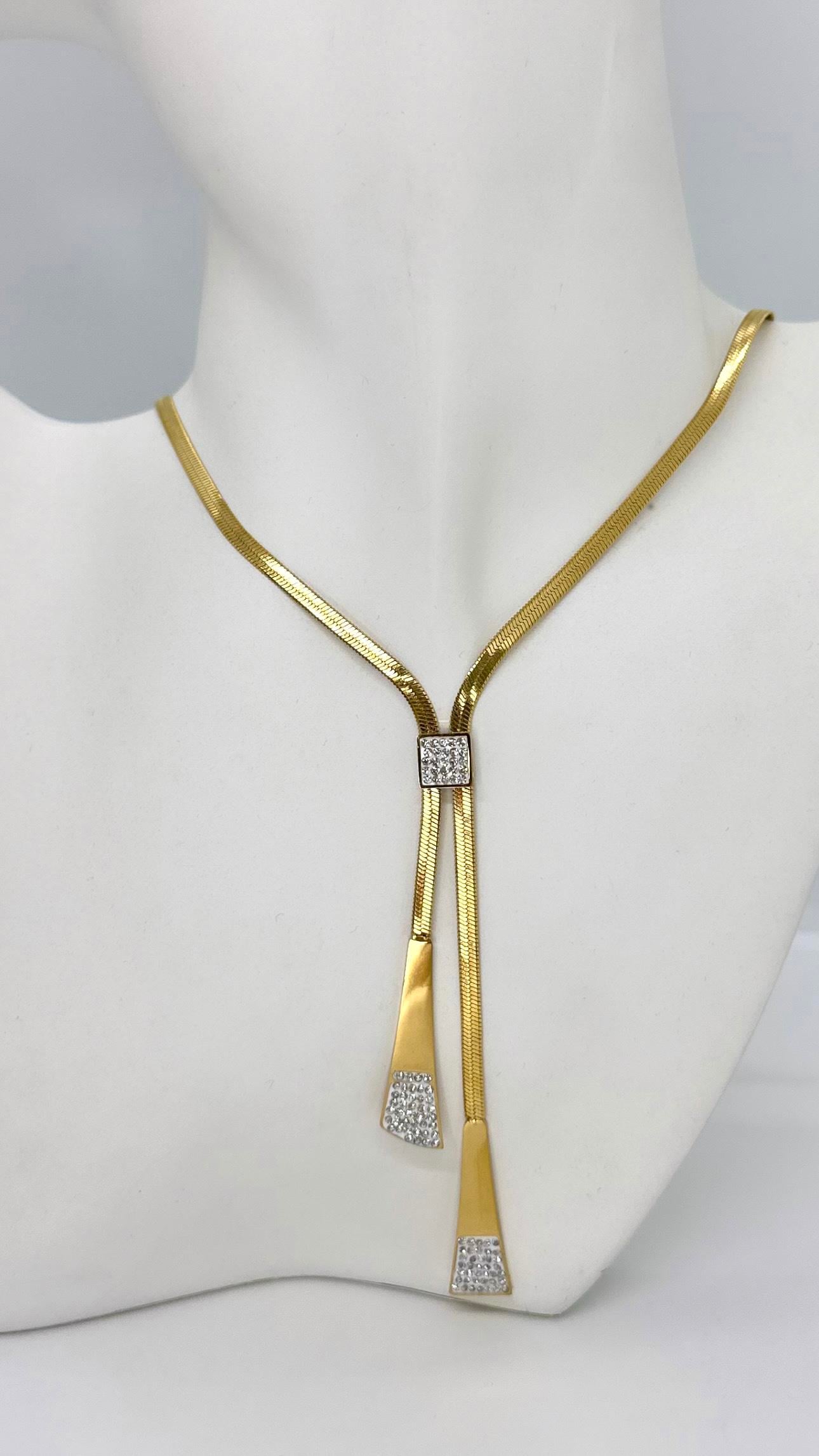 Vip 14 K Kravat Model Kolye