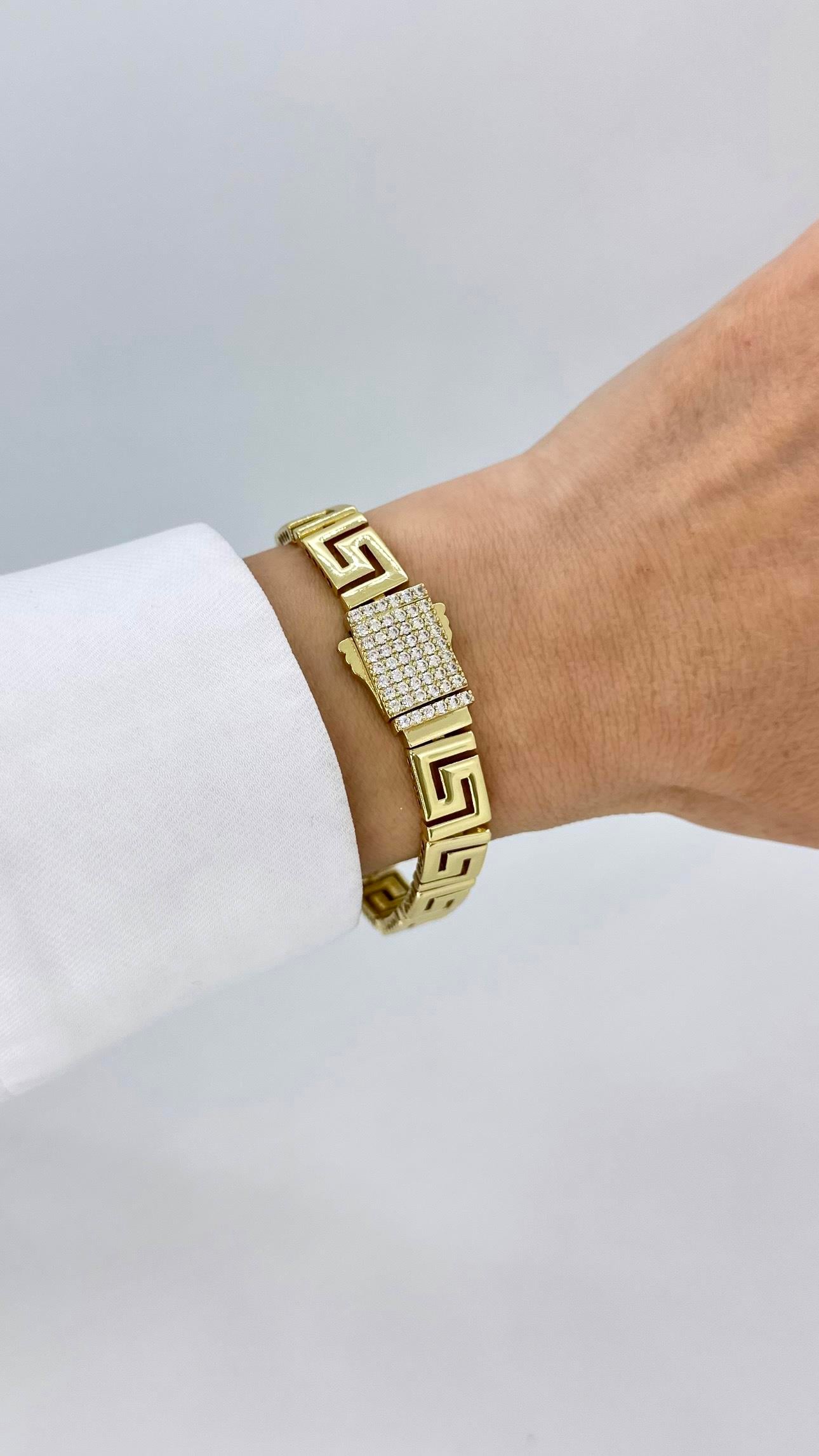 Vip 14 K Labirent Bileklik