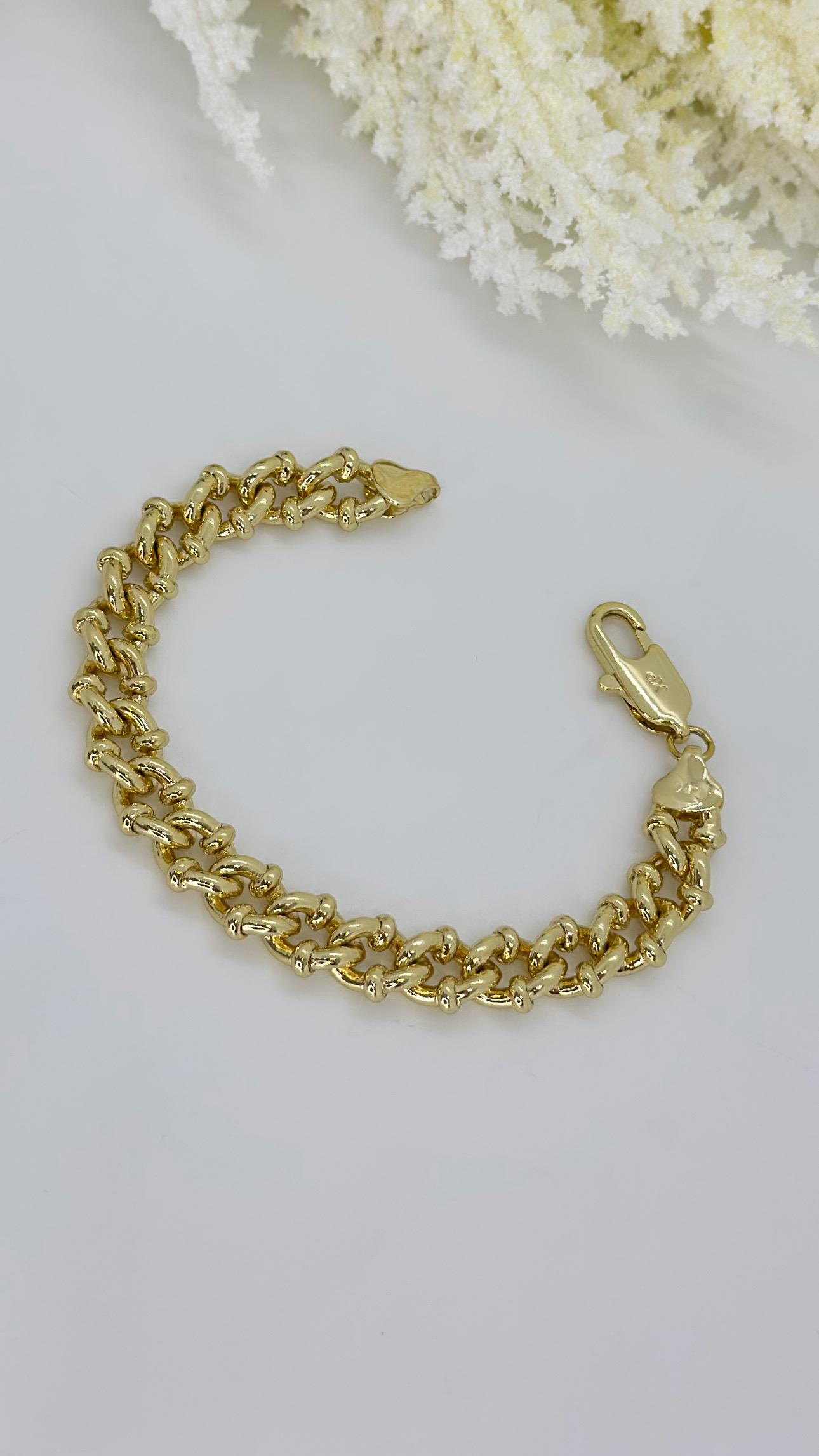 Vip 14 K Örğü Gurmet Bileklik