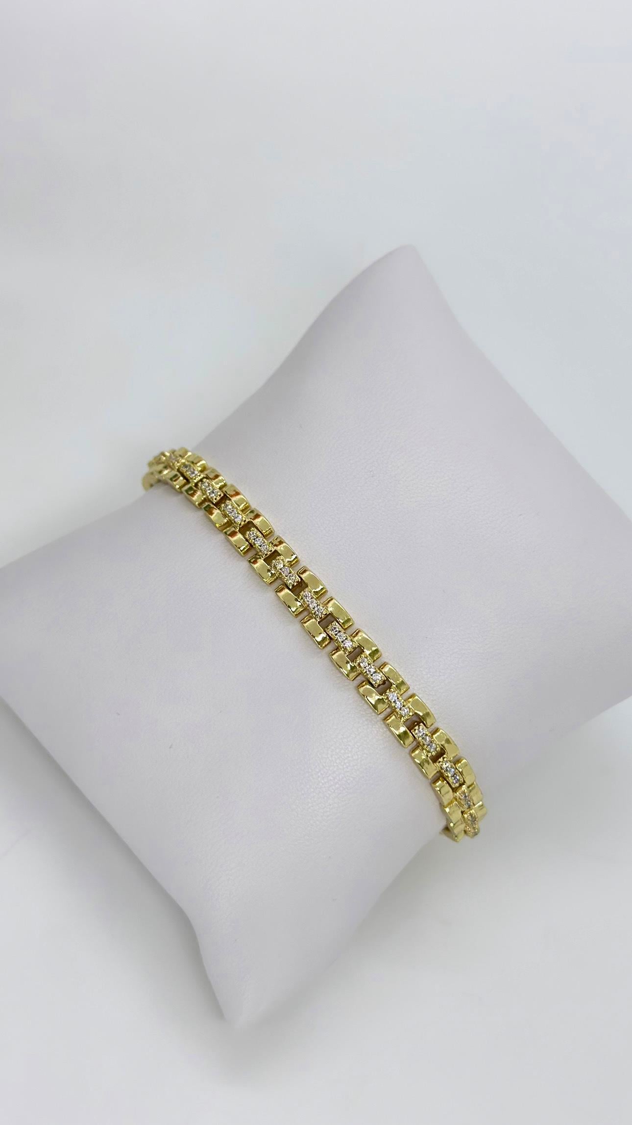 Vip 14 K Rolex Spor Bileklik