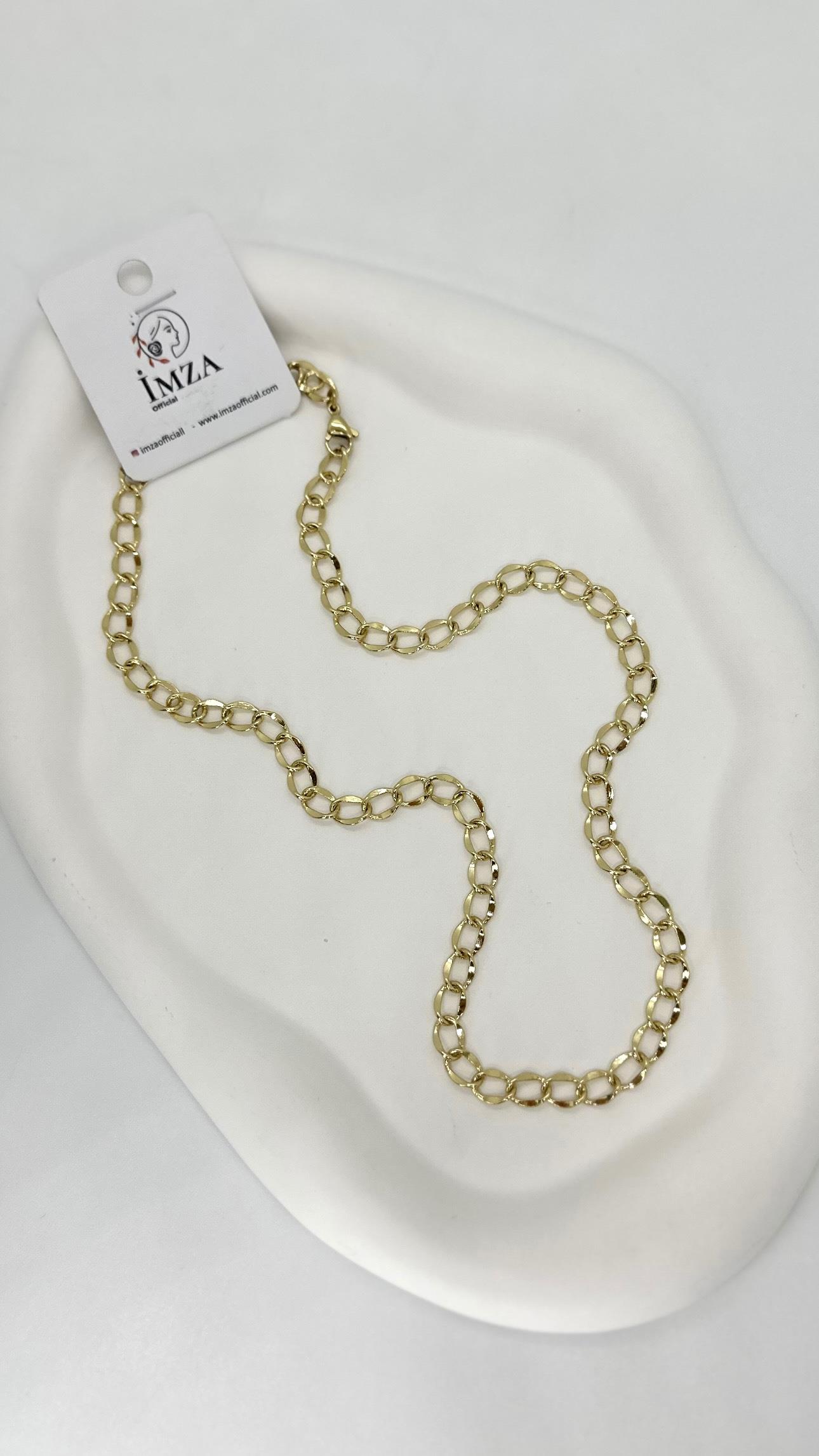 Vip 14 K Spor Zincir Kolye 50cm