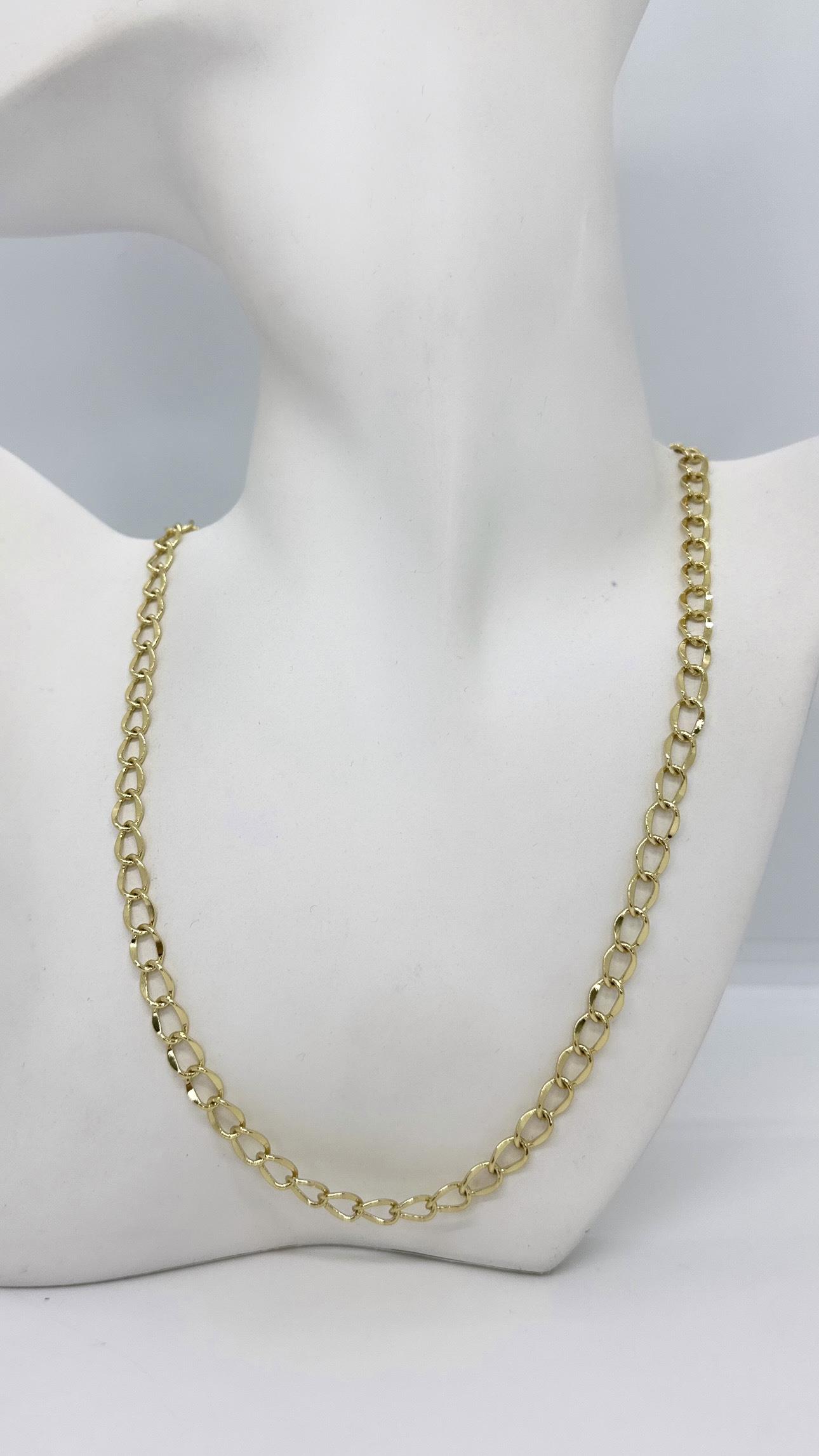 Vip 14 K Spor Zincir Kolye 50cm