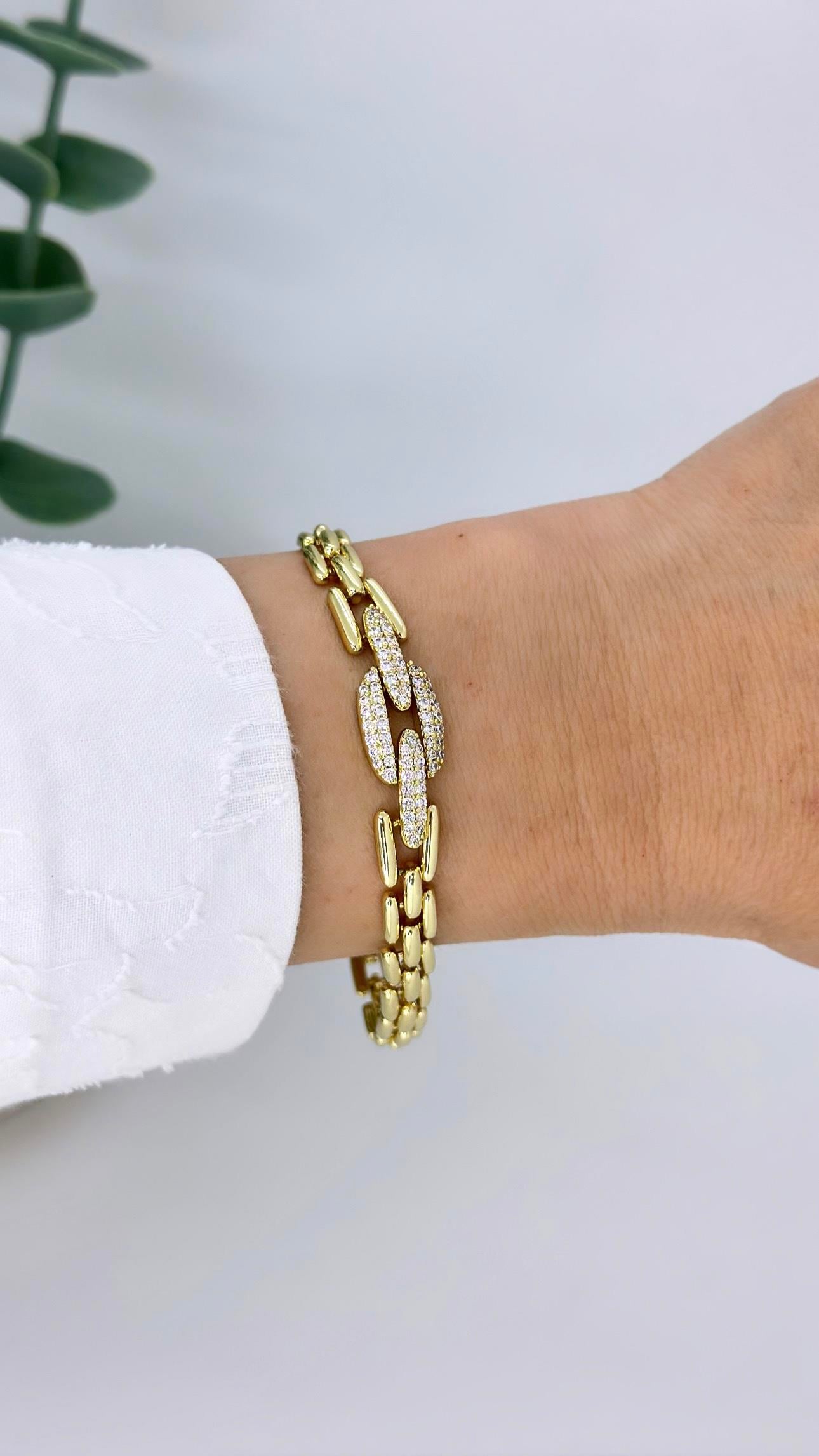 Vip 14 K Taşlı İklim Bileklik