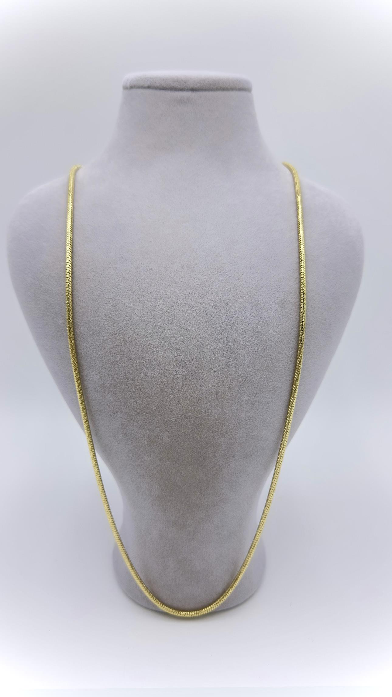 Vip 14 K Yuvarlak Model Kolye 70cm