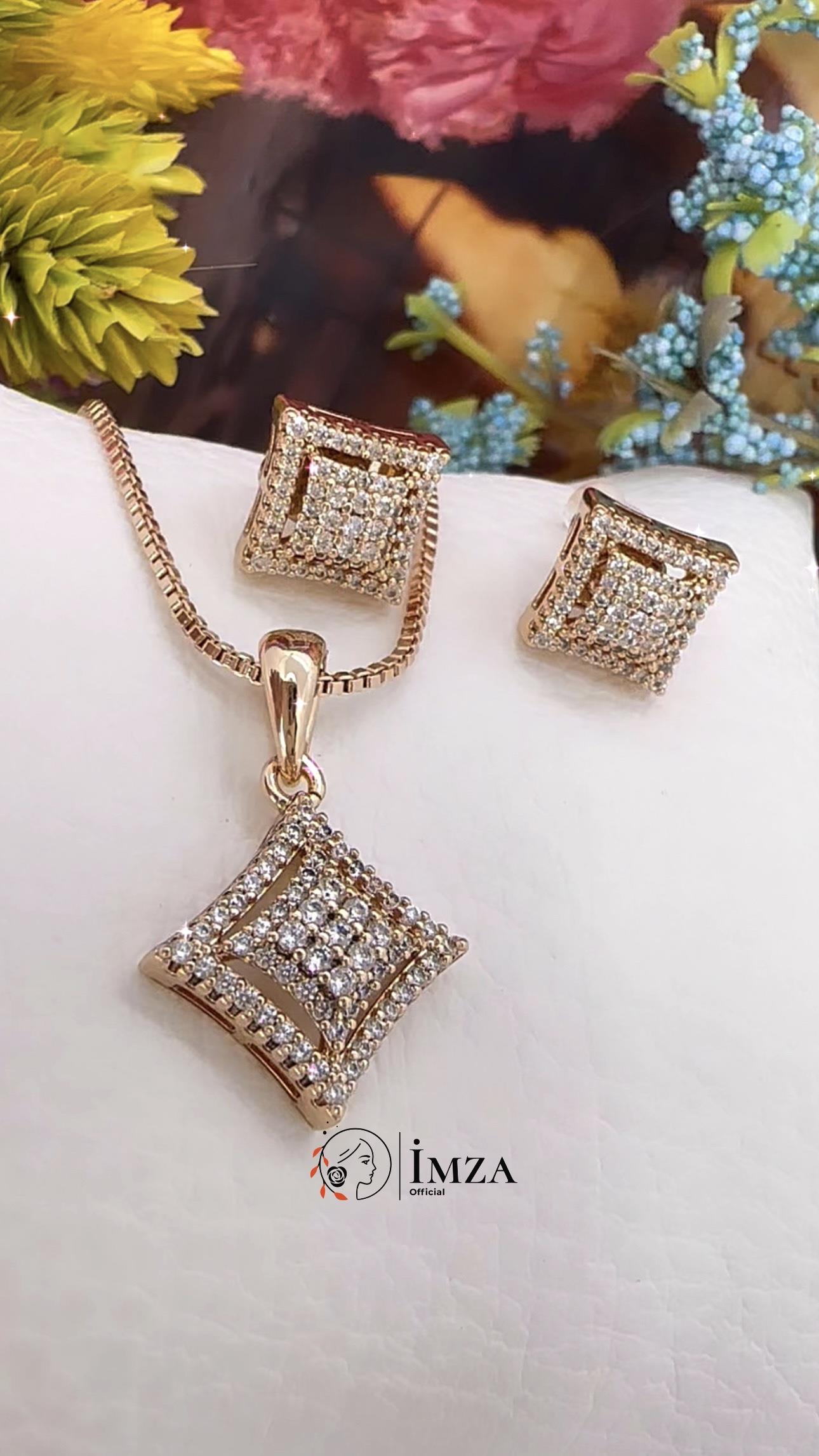 Vip Baget Kolye Küpe Takımı