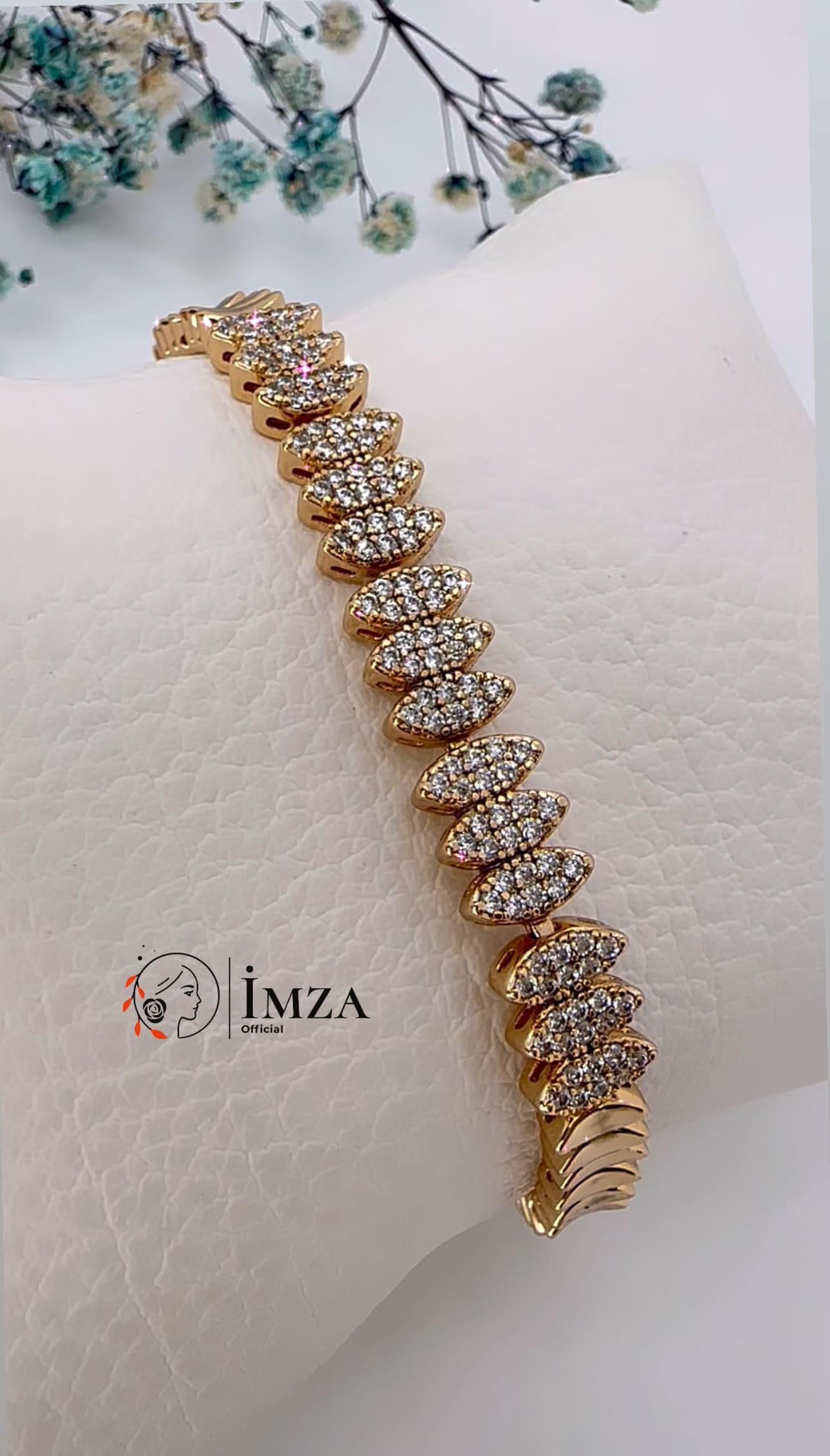 Vp Rose Gold Taşlı Bileklik