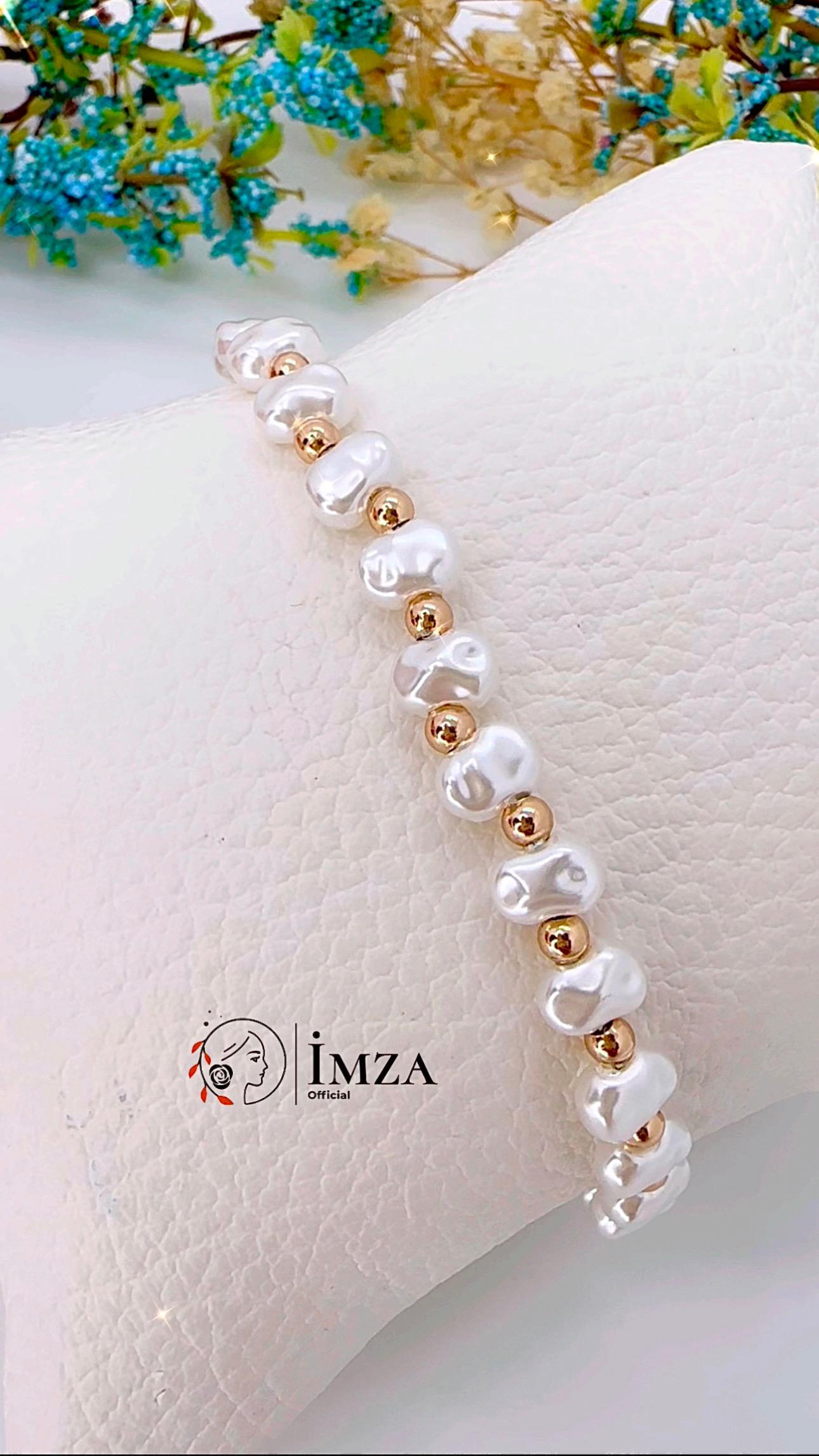 Vip Rose Gold İncili Bileklik