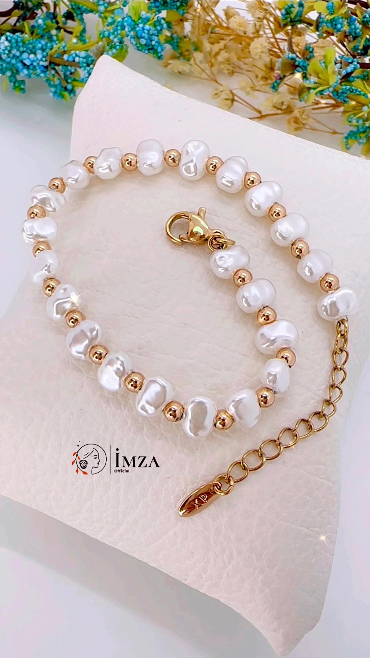 Vip Rose Gold İncili Bileklik