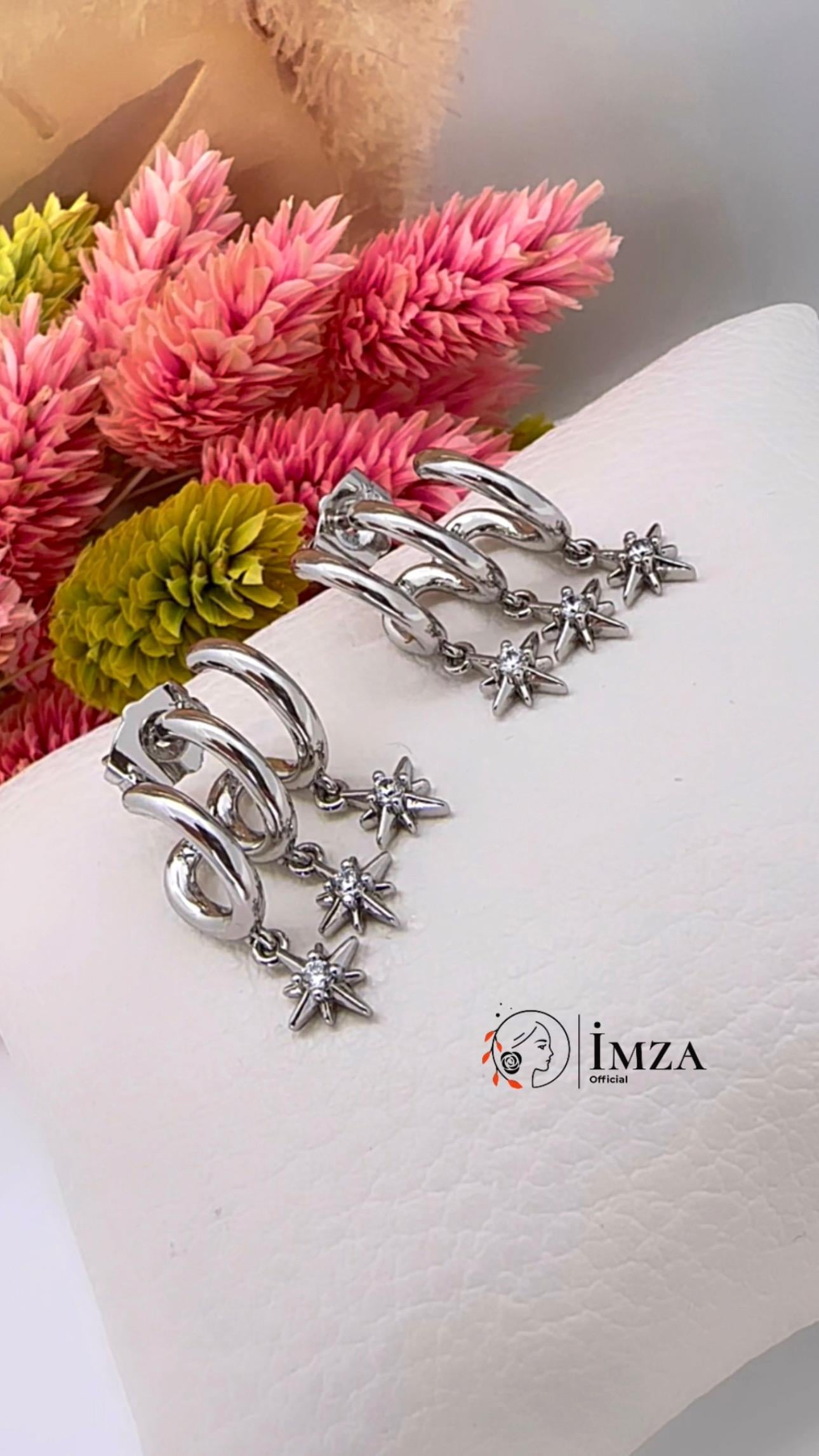 Vip Silver 3lü Yıldız Shakira Küpe