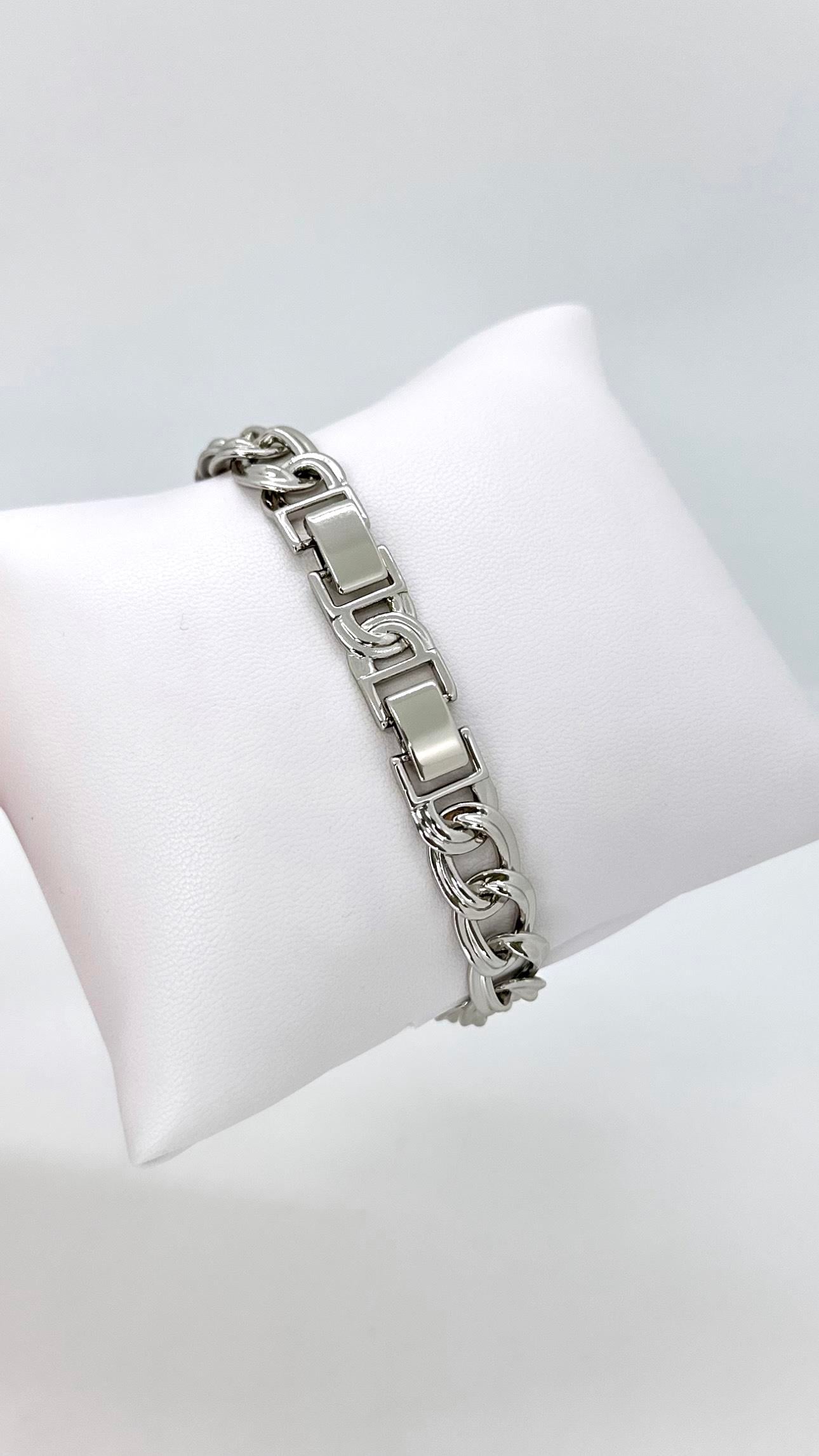 Vip Silver Taşlı Samanyolu Bileklik