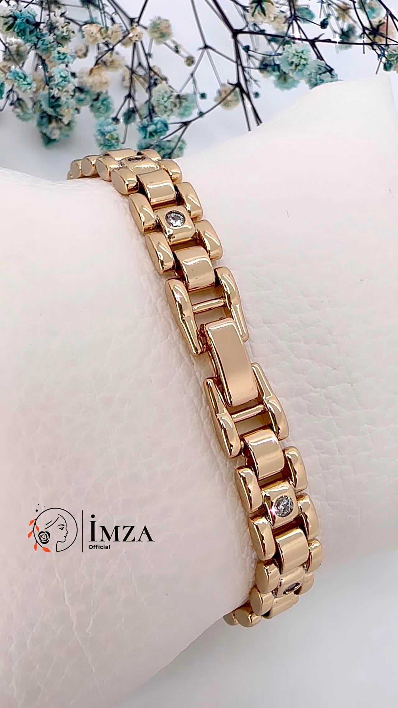 Vip Taşlı Rolex Bileklik