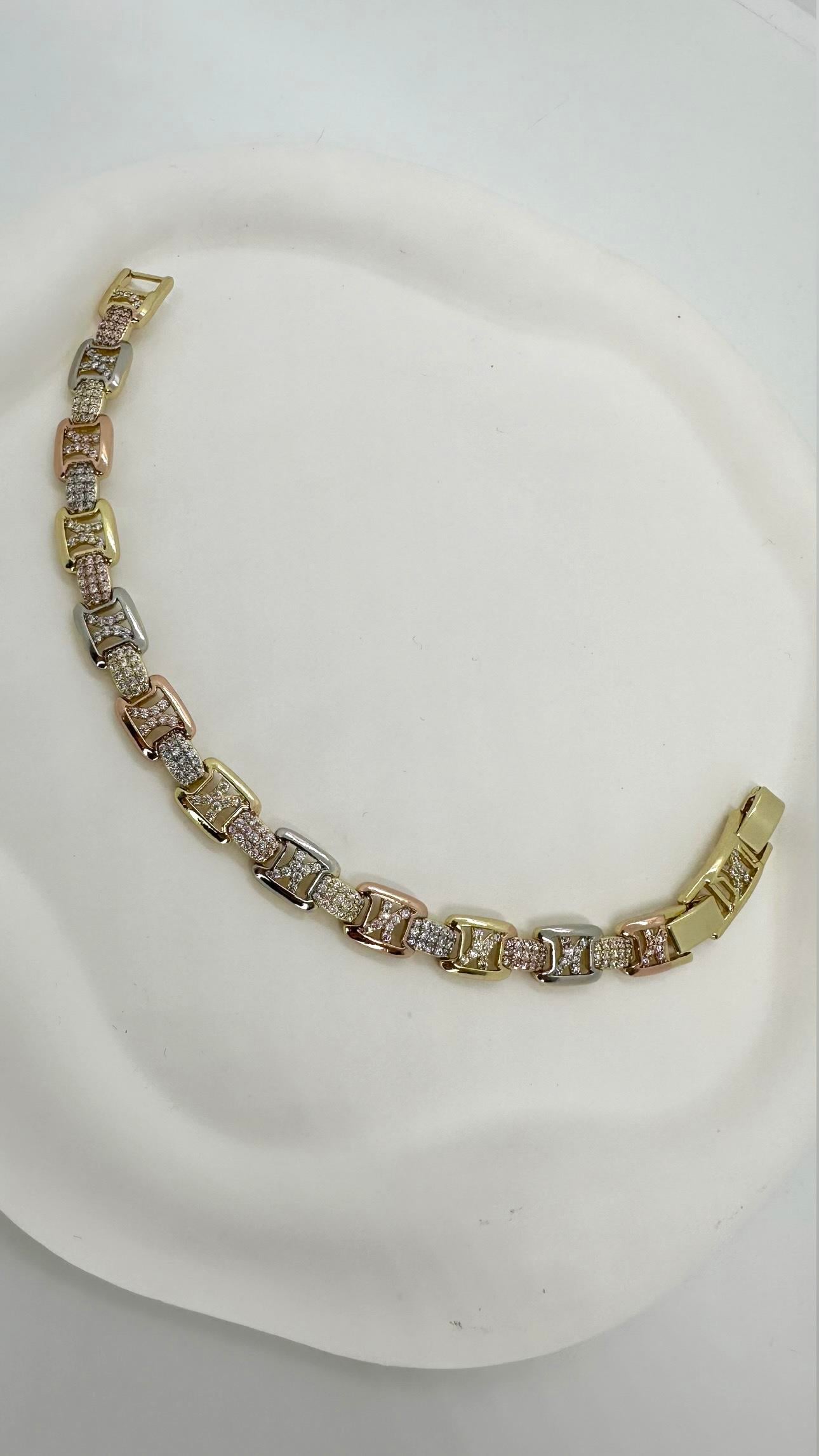 Vip Üç Renk Bileklik