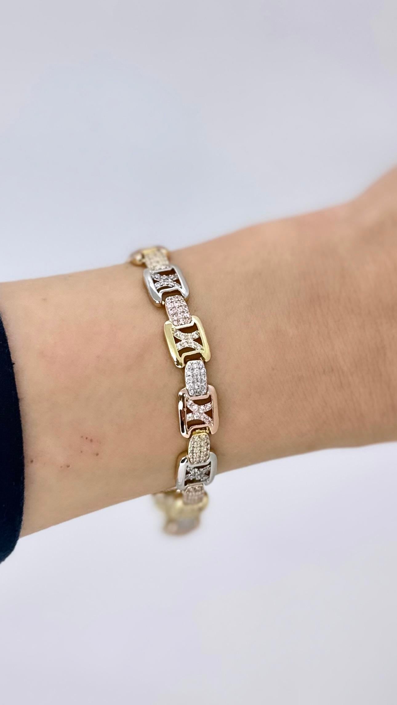 Vip Üç Renk Bileklik