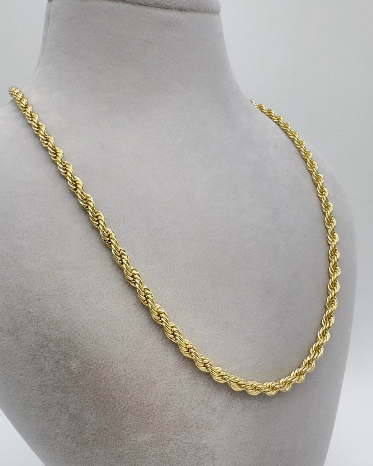 Vp 14 K Altın Kaplama Burgu Model Kolye 45cm 4mm