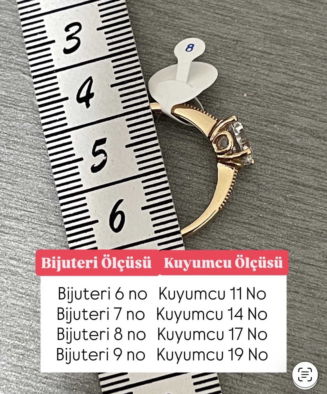 Vp 14 K Altın Kaplama Celestial Model Yüzük