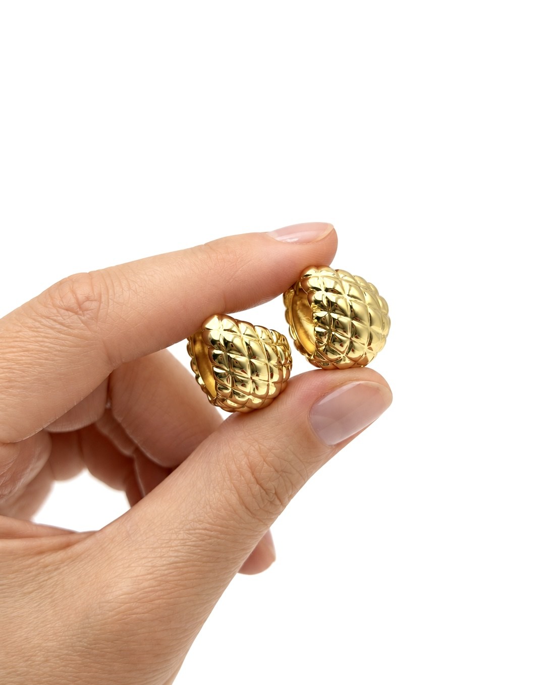 Vp 14 K Altın Kaplama Pinecone Model Küpe