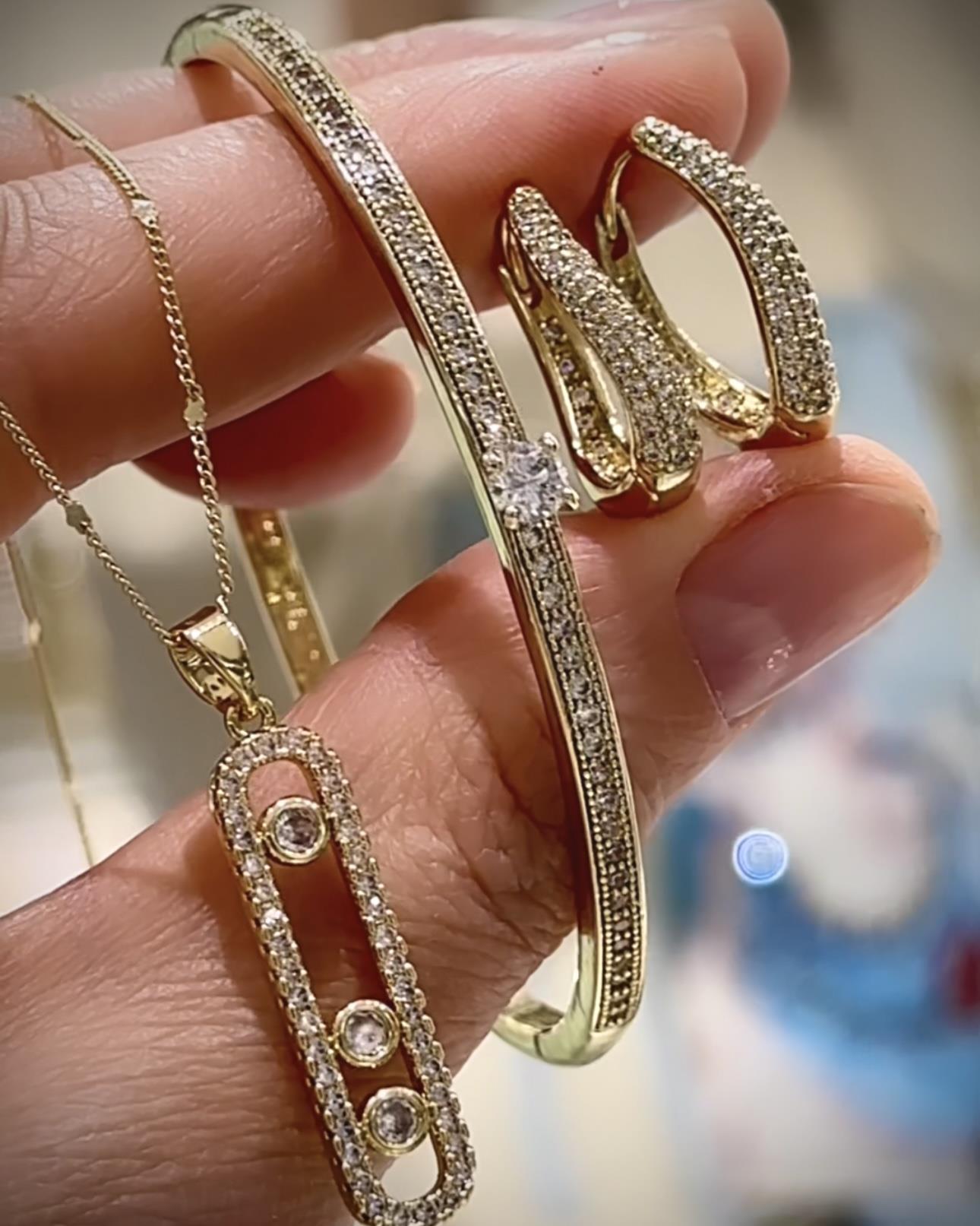 Vp 14 K Altın Kaplama Tambur Model Set ( Kombin parçalarını tek tek seçerek sepete ekleyebilirsiniz) 