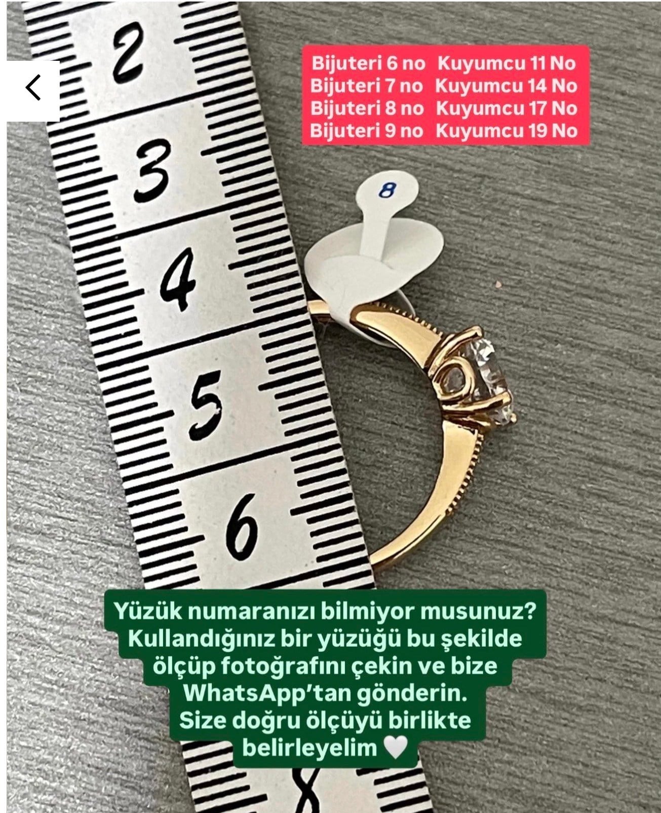 Vp 14 K Altın Kaplama Taşlı Zarif Model Yüzük
