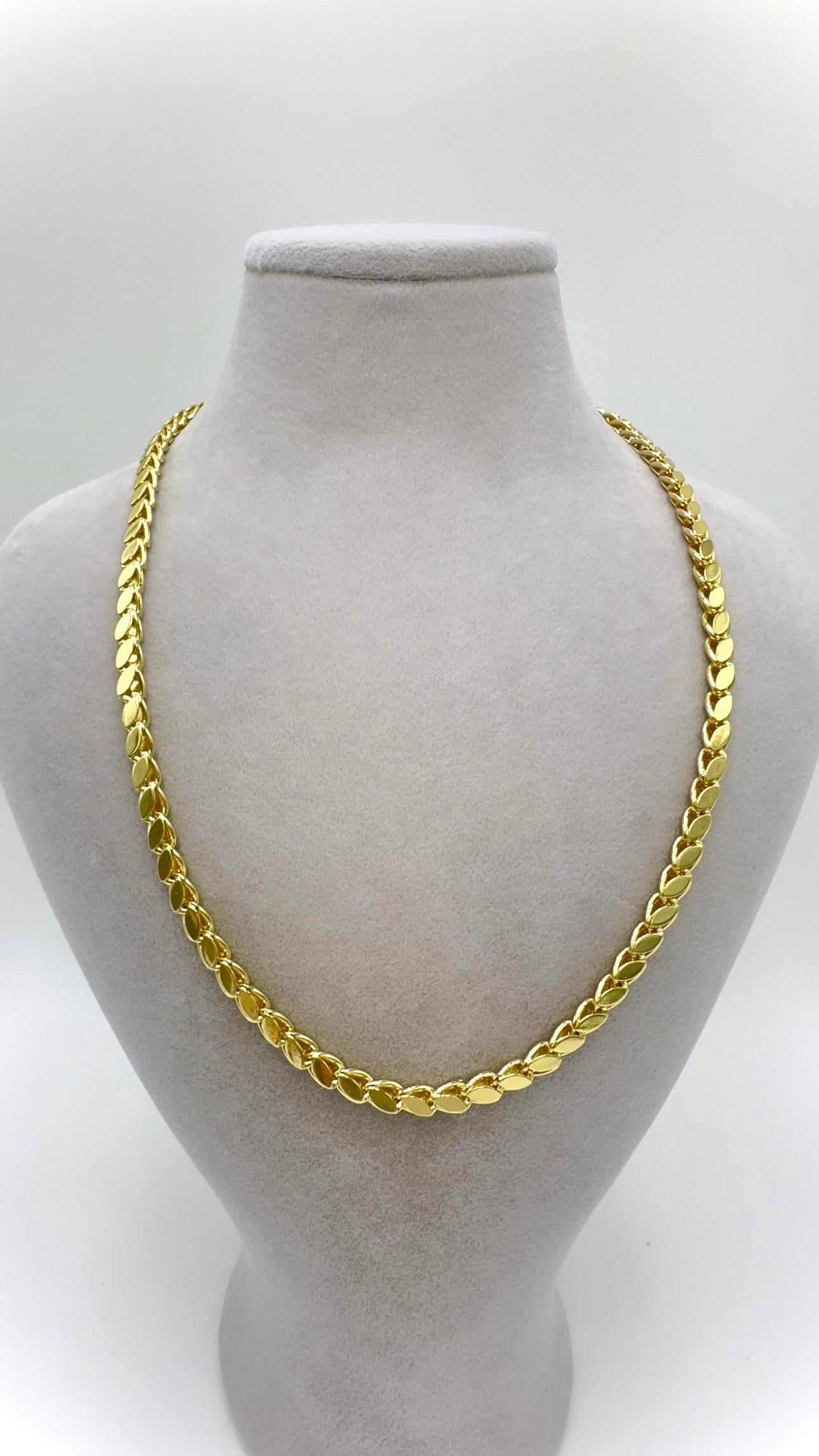 Vp 14 K Arpa Mıdel Kolye 50cm