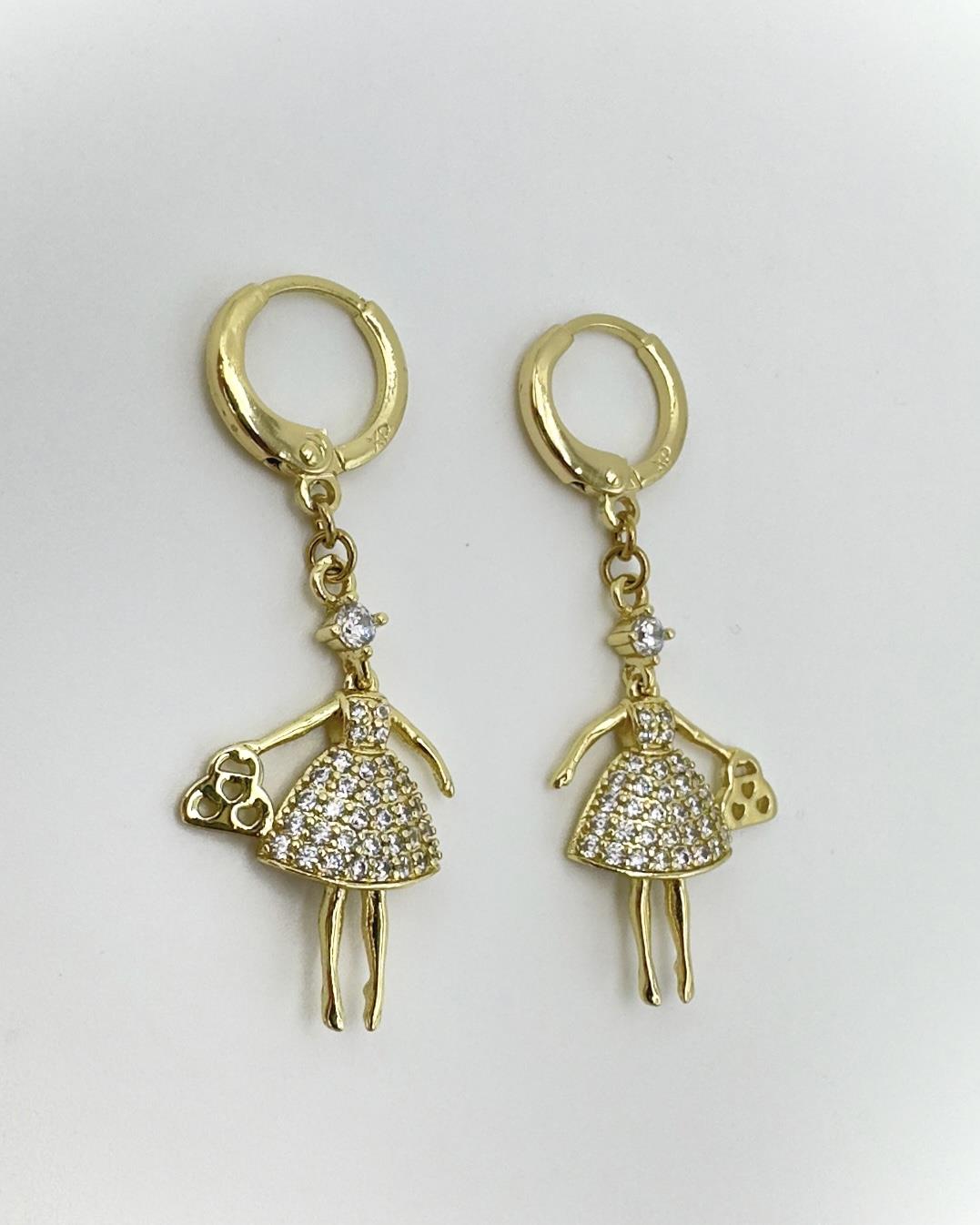 Vp 14 K Balerin Model Halka Küpe