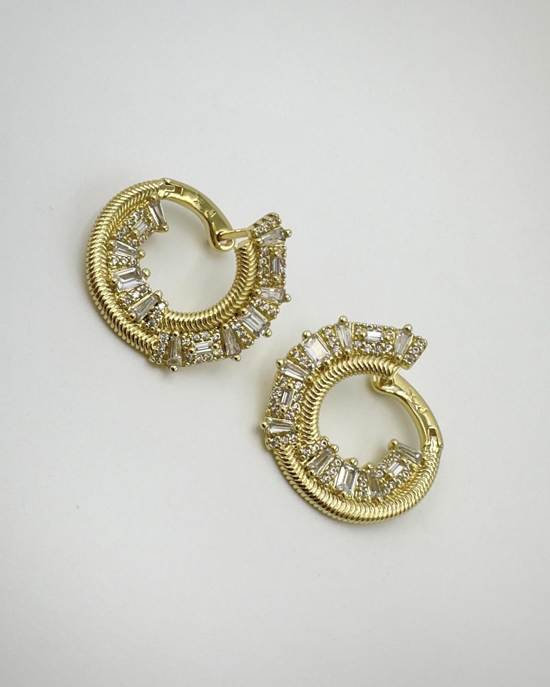 Vp 14 K Elips Tasarım Moda Küpe