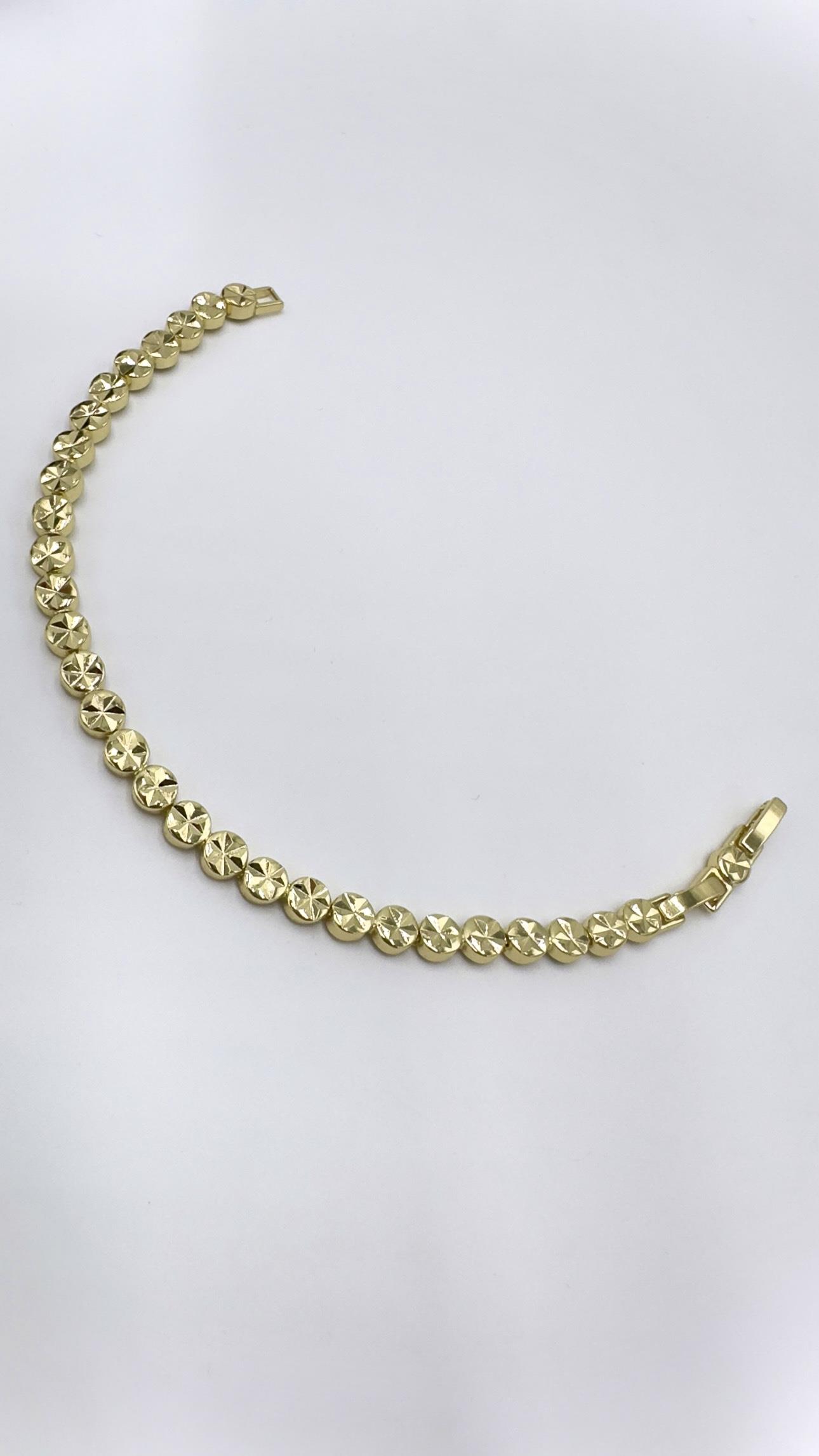 Vp 14 K Elmas Kesim Yonca Model Bileklik