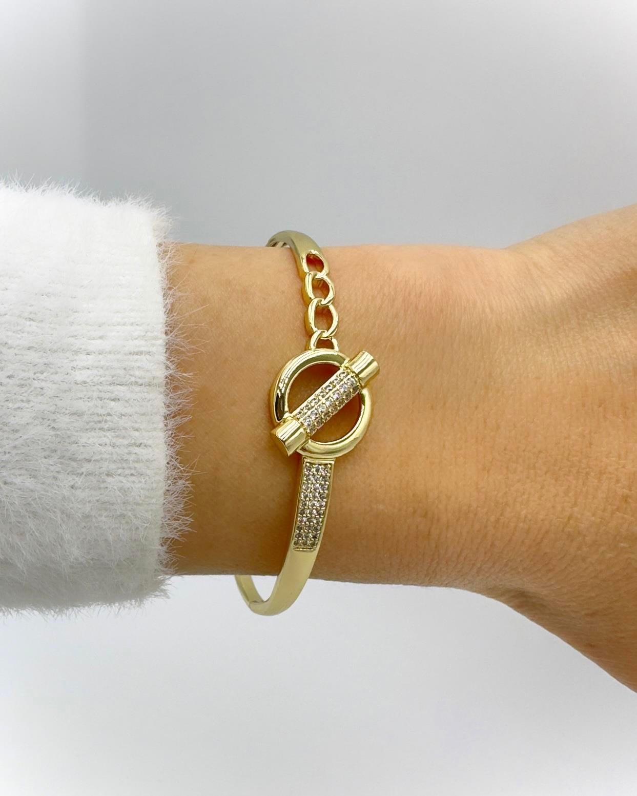 Vp 14 K Gold Elizya Model Kelepçe