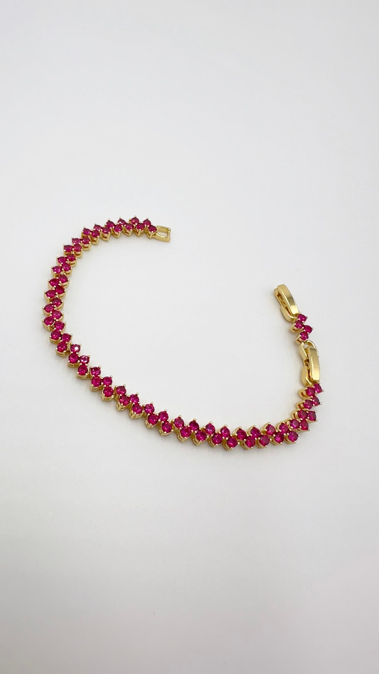 Vp 14 K Kırmızı Damla Model Bileklik