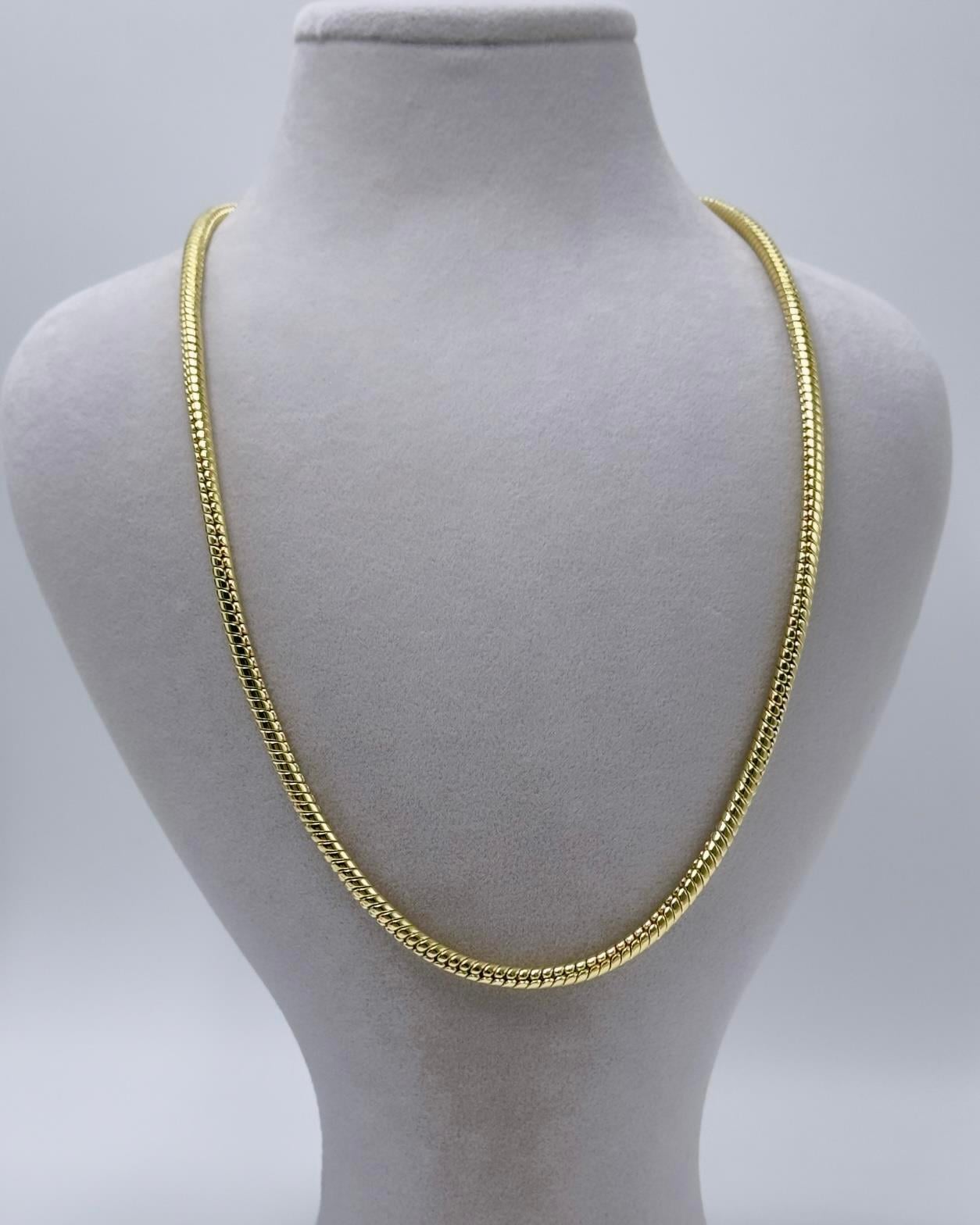 Vp 14 K Altın Kaplama Kordon Zincir 55cm
