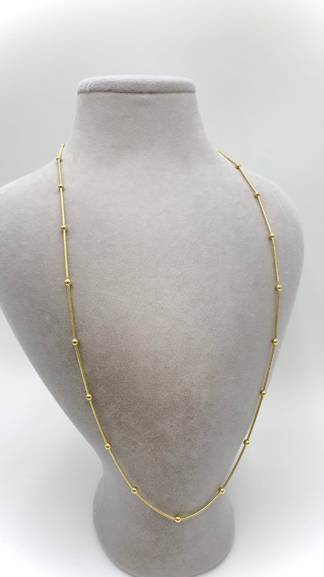 Vp 14 K Oval Dorika Model Kolye 60cm