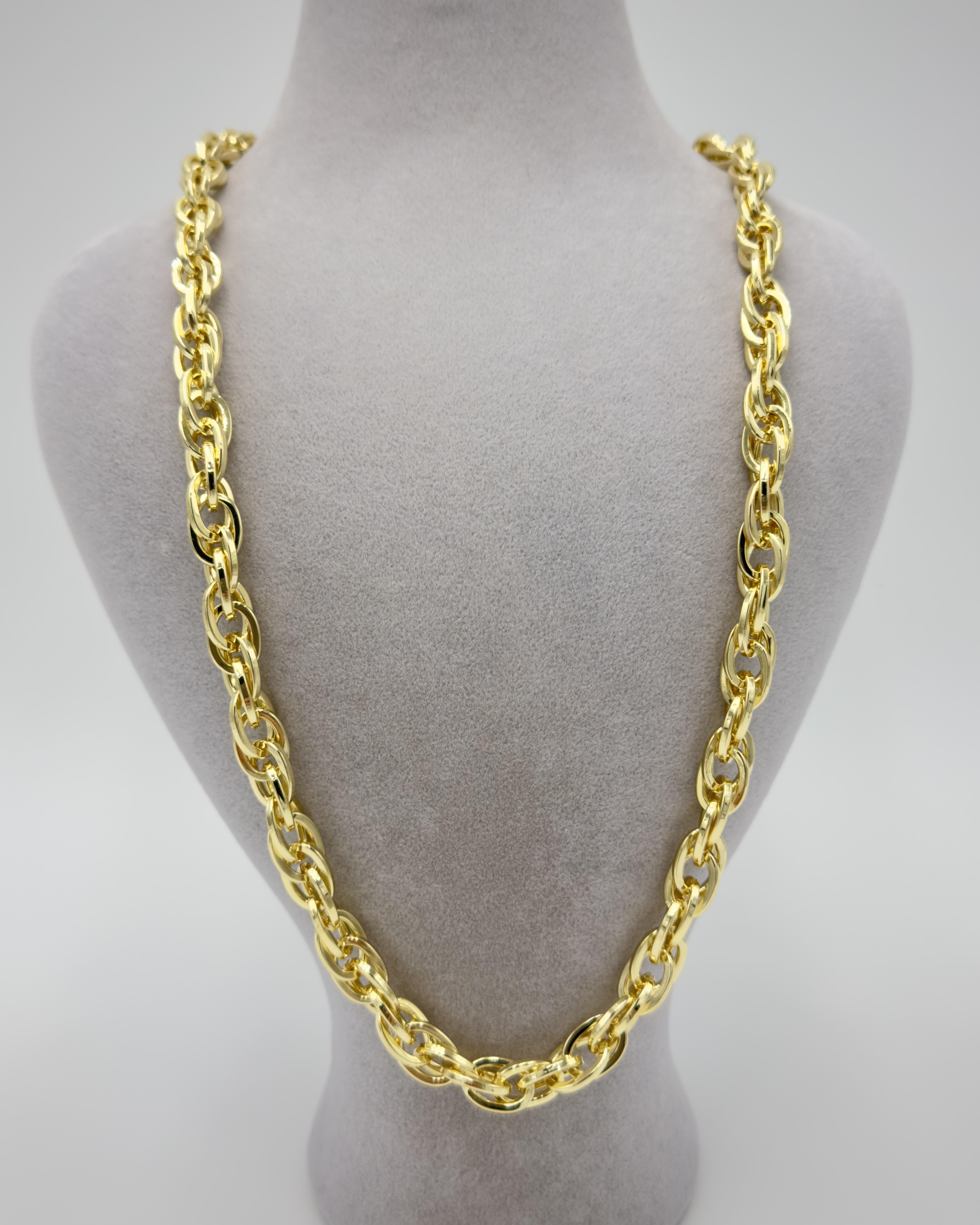 Vp 14 K Oval Sarmal Model Kolye 60cm