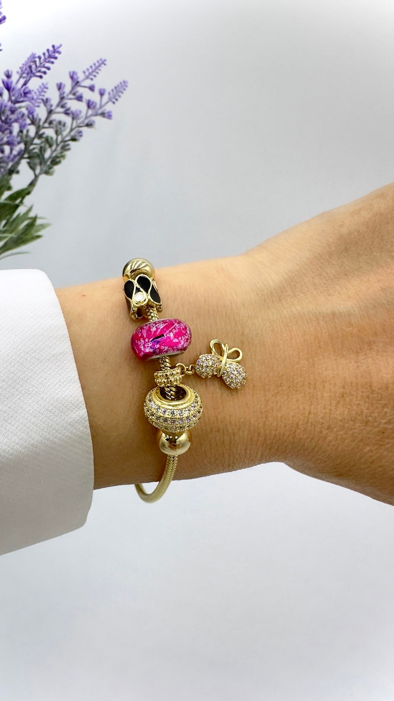 Vp 14 K Pembe Pndr Bileklik