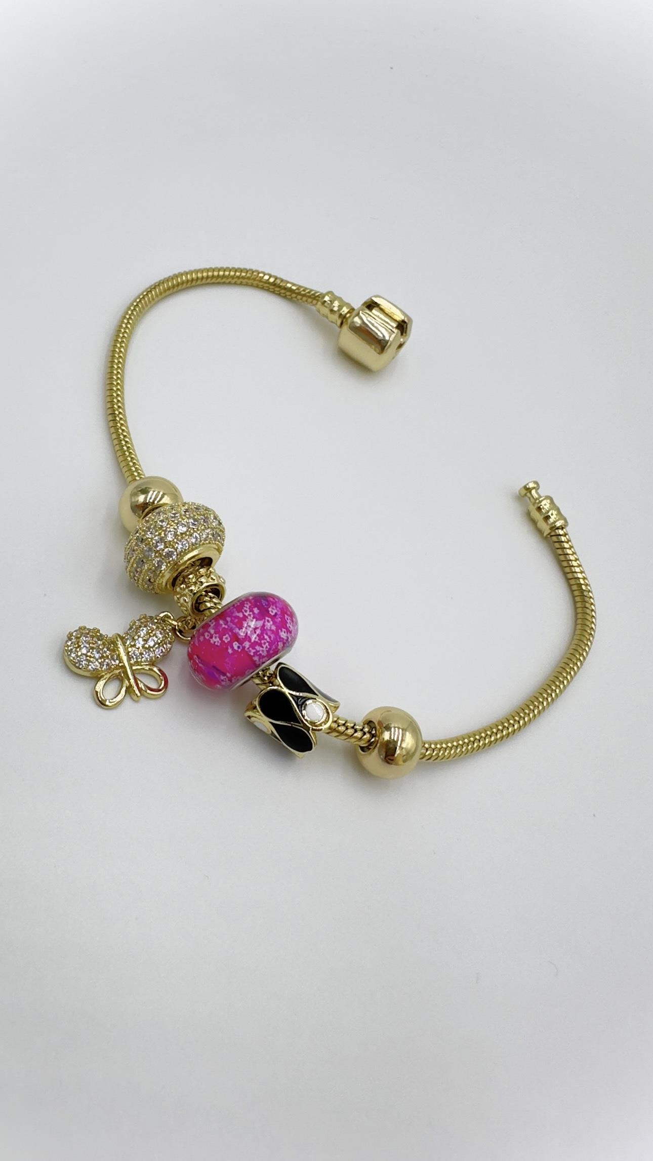 Vp 14 K Pembe Pndr Bileklik