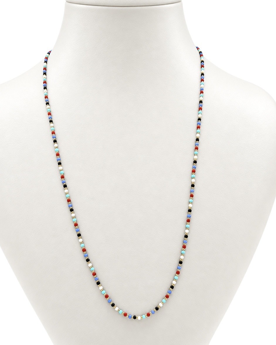 Vp 14 K Renkli Kolye 60cm