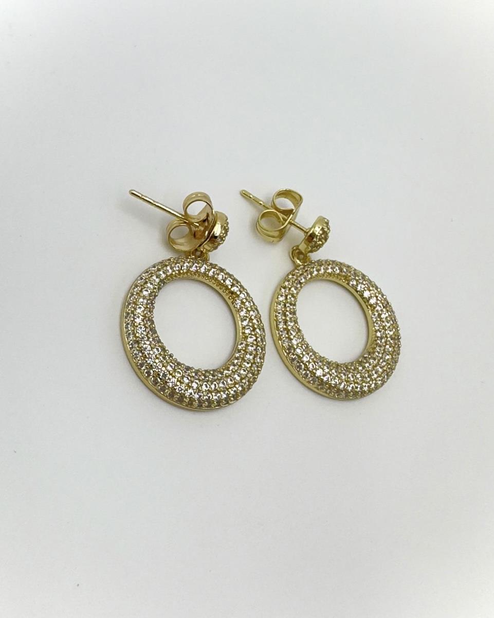 Vp 14 K Taşlı O Model Küpe