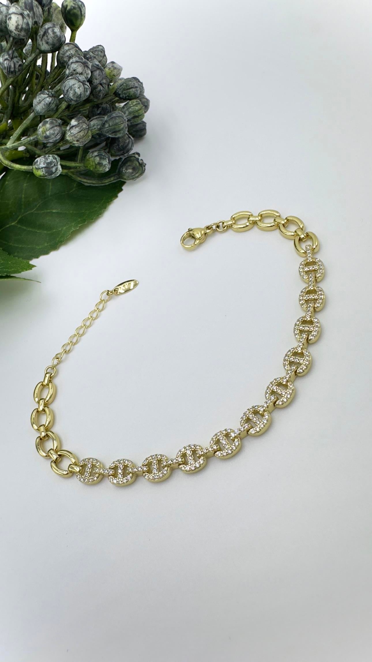 Vp 14 K Taşlı Oval Model Bileklik