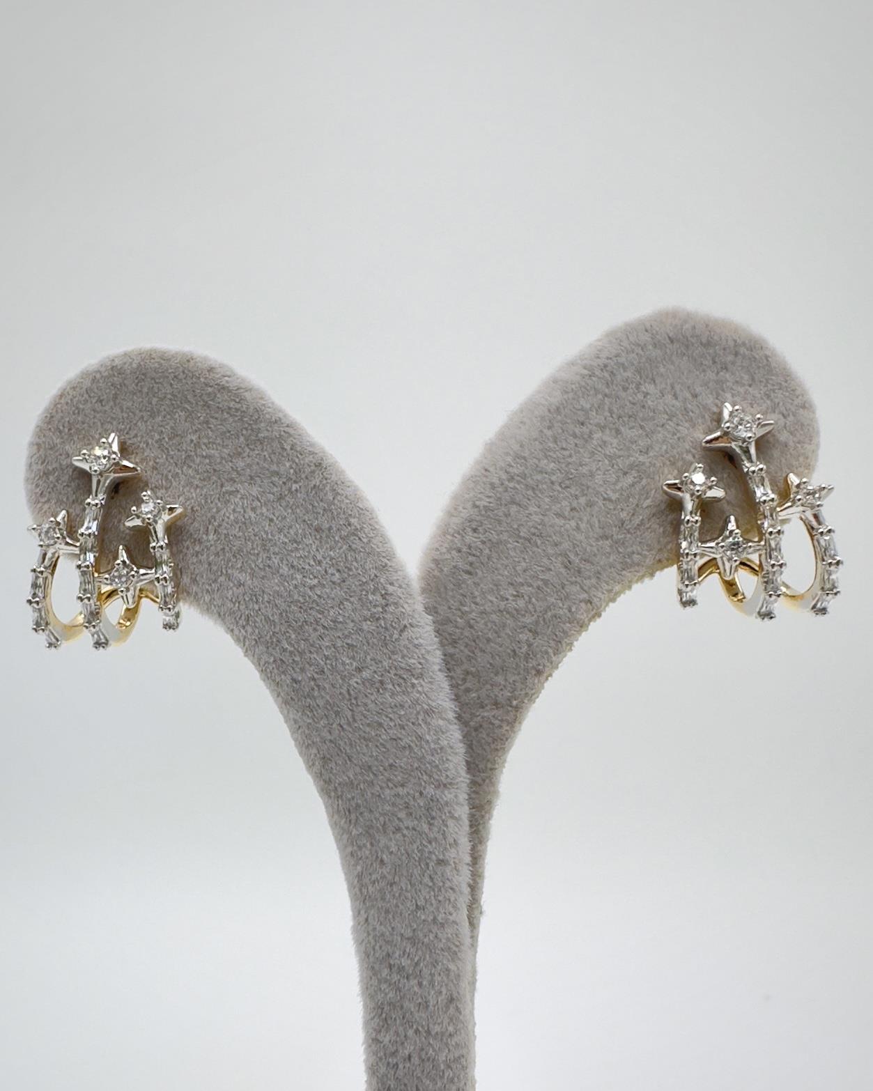 Vp 14 K Taşlı Yıldız Model Küpe