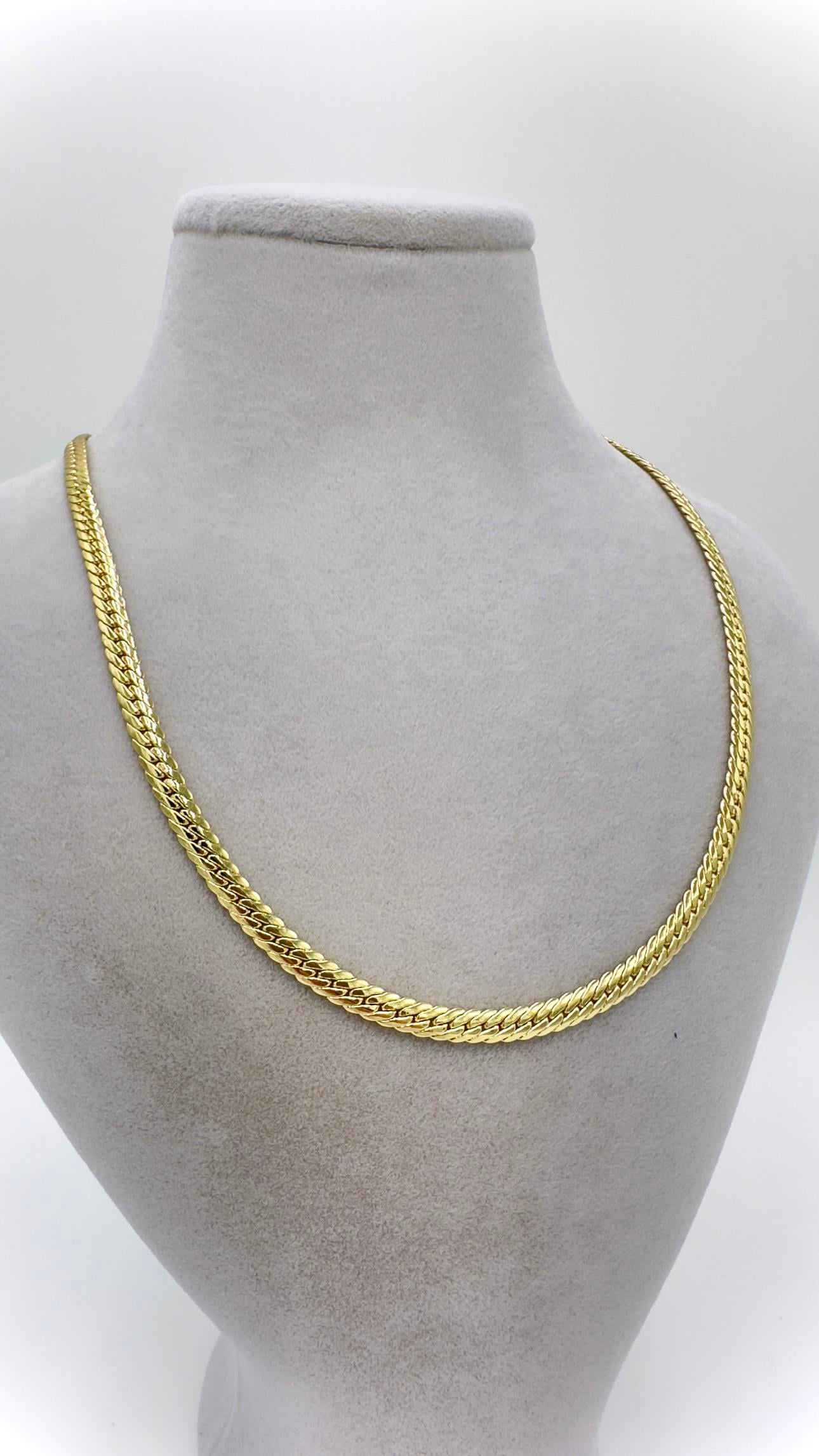 Vp 14k Balık Sırtı Kolye Zincir 45 Cm