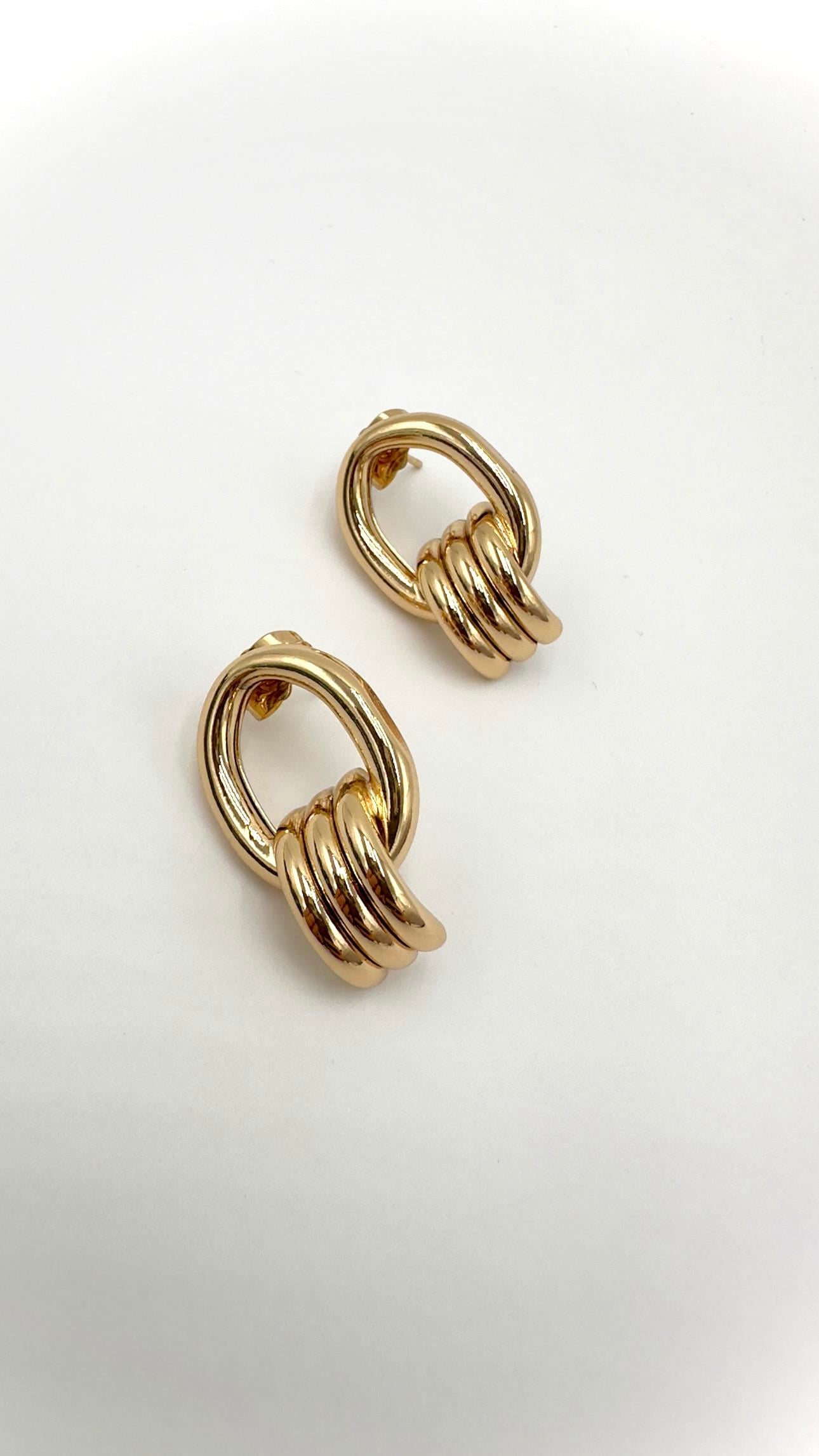 Vp Rose Gold Sarmal Küpe