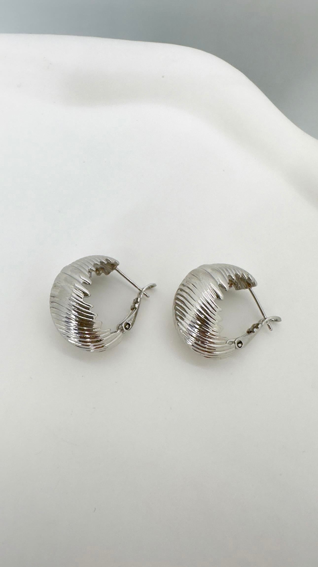 Vp Silver Gondol Model Küpe