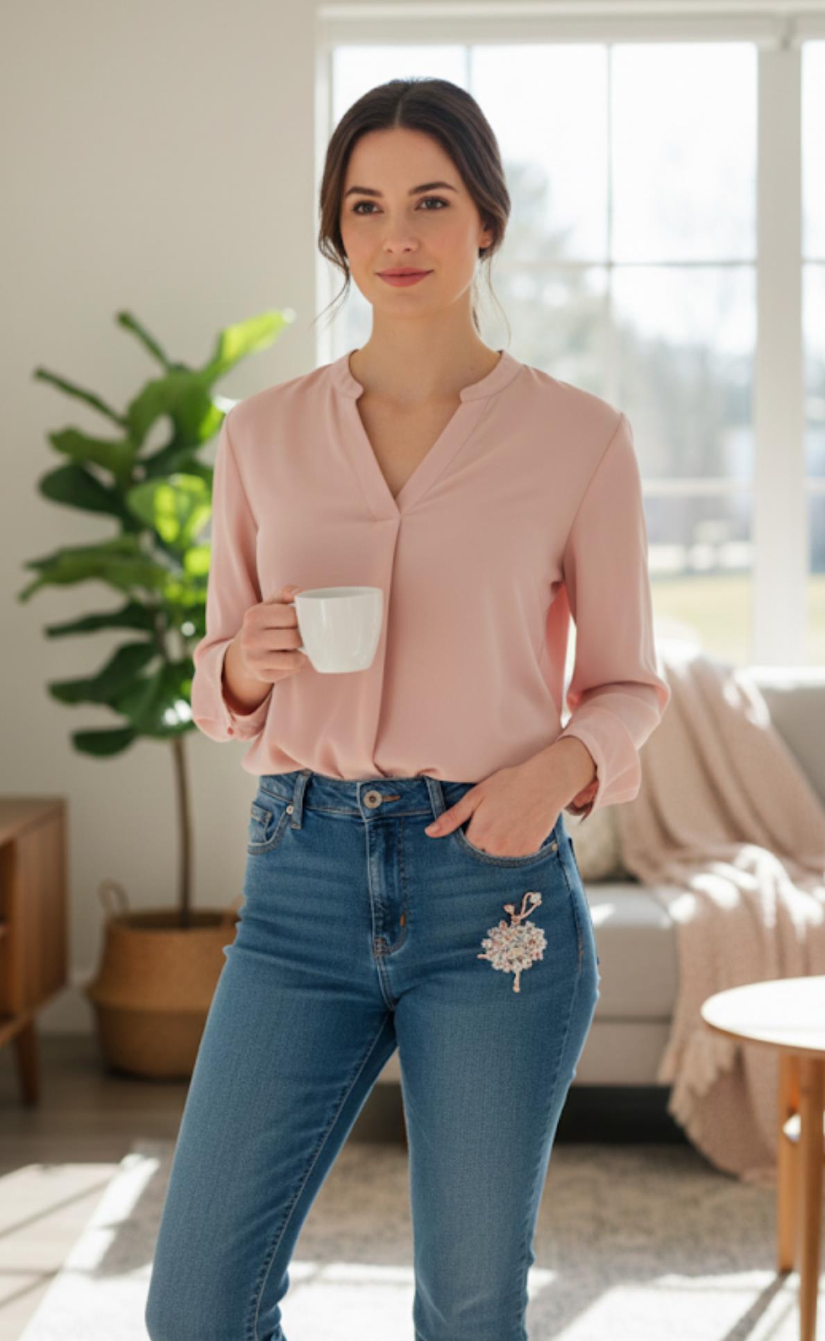 Zarif Balerin Model Broş