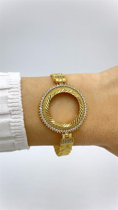 A Kaplama Örgü Yarım Takmalık Kelepçe