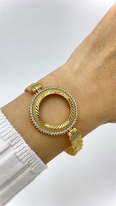 A Kaplama Örgü Yarım Takmalık Kelepçe