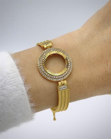 Altın Kaplama Çeyrek Takmalık Bileklik