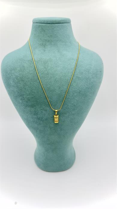 Çelik 14 K Küçük Boy Külçe Altın 45 Cm