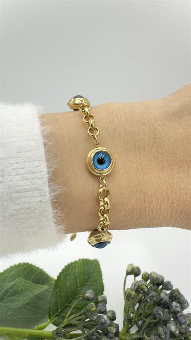 Çelik 3lü Göz Model Bileklik