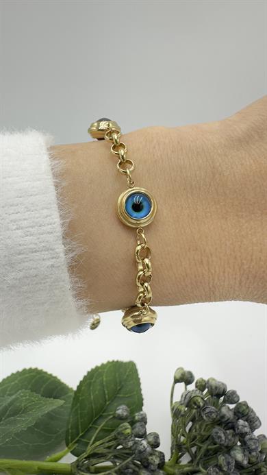 Çelik 3lü Göz Model Bileklik