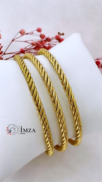 Çelik Burma Bilezik Üçlü Olarak Satışta