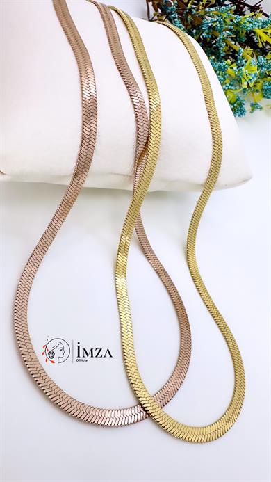 Çelik İtalyan Kolye 60+5 Cm